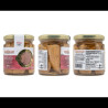 MORRILLOS DE ATÚN DE ALETA AMARILLA EN ACEITE DE OLIVA TARRO 250g. HER
