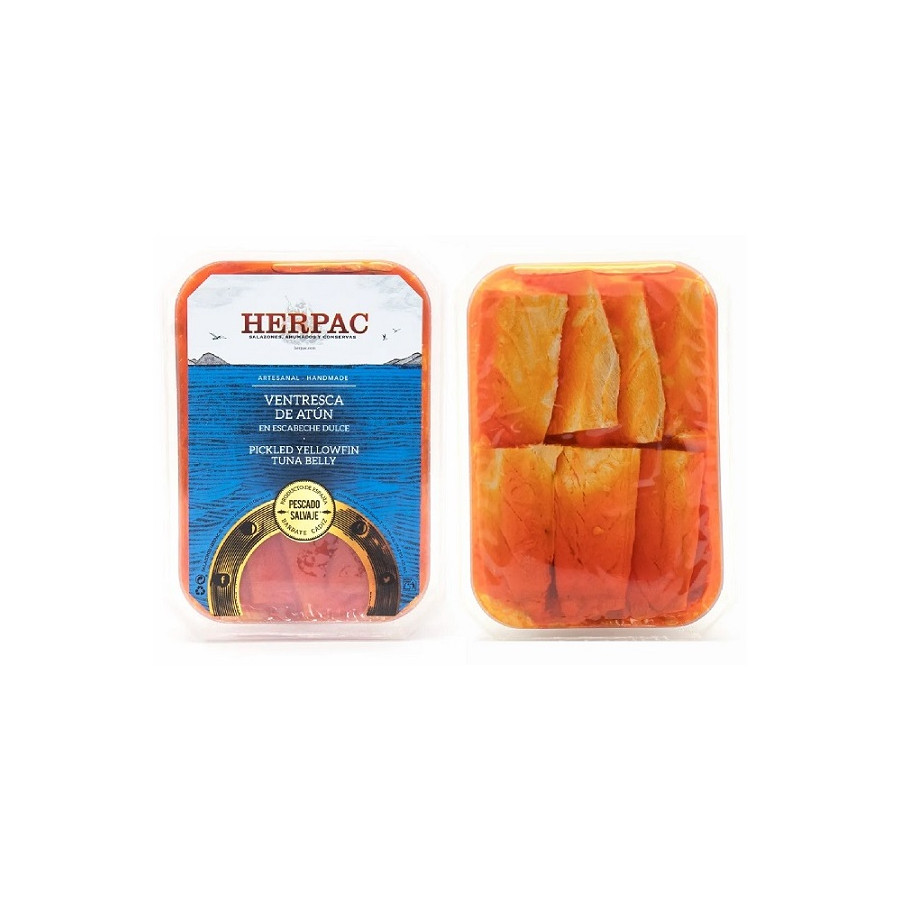 VENTRESCA DE ATÚN EN ESCABECHE DULCE 250g HERPAC BARBATE