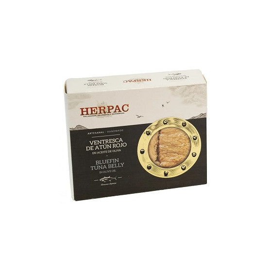 VENTRESCA DE ATÚN ROJO EN ACEITE DE OLIVA 245g. HERPAC BARBATE