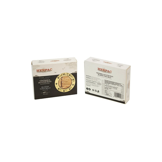VENTRESCA DE ATÚN ROJO EN ACEITE DE OLIVA 245g. HERPAC BARBATE