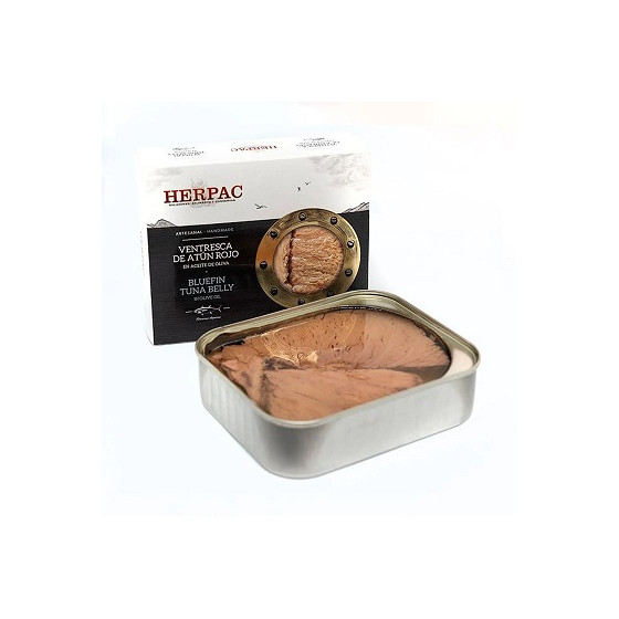 VENTRESCA DE ATÚN ROJO EN ACEITE DE OLIVA 245g. HERPAC BARBATE
