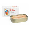 FILETES DE MELVA CANUTERA EN ACEITE DE OLIVA LATA 120g. EL REY DE OROS