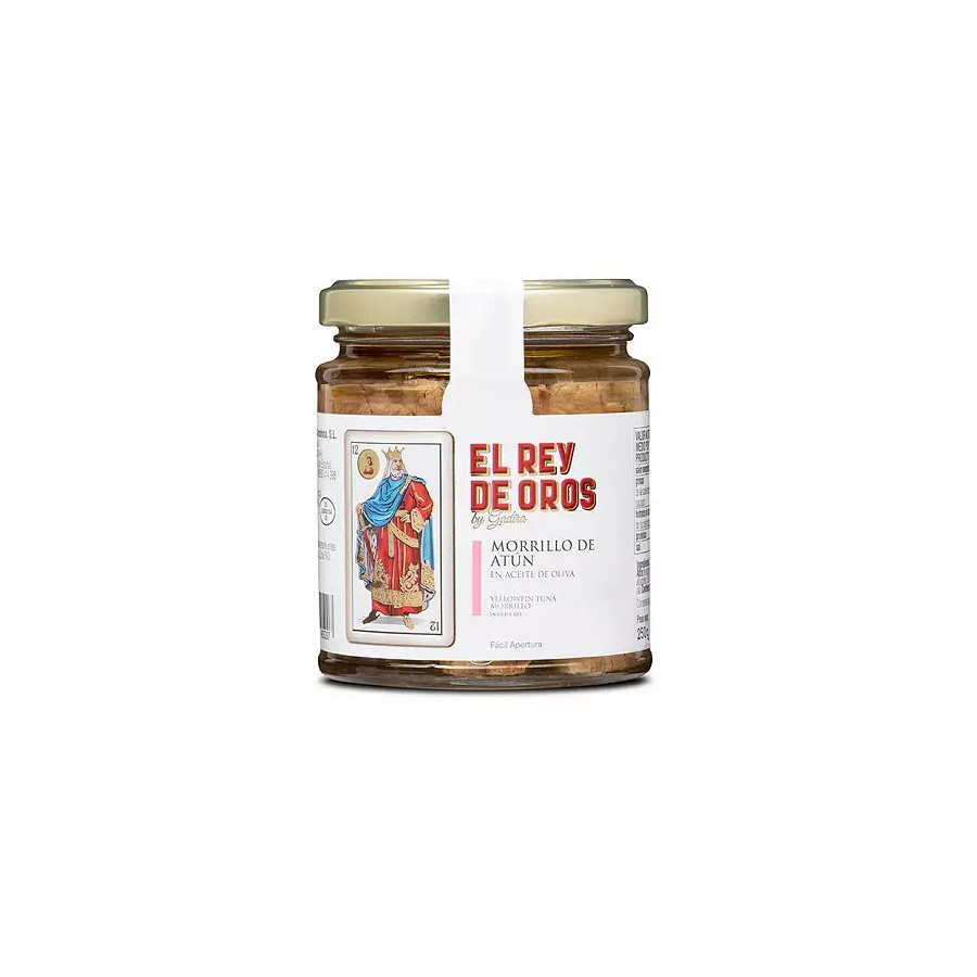 TARRO DE MORRILLO DE ATÚN 250 gr EL REY DE OROS BARBATE