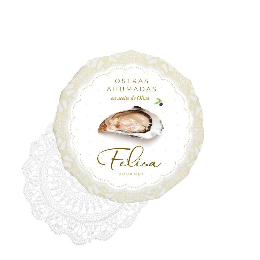 OSTRAS AHUMADAS EN AOVE 170g FELISA GOURMET