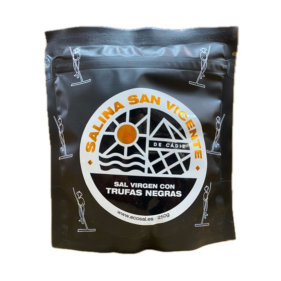 SAL VIRGEN CON TRUFAS NEGRAS 250gr. SALINAS SAN VICENTE SAN FERNANDO