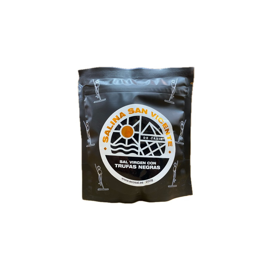 SAL VIRGEN CON TRUFAS NEGRAS 250gr. SALINAS SAN VICENTE SAN FERNANDO