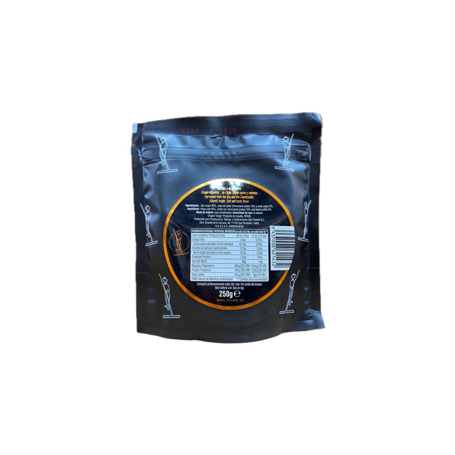 SAL VIRGEN CON TRUFAS NEGRAS 250gr. SALINAS SAN VICENTE SAN FERNANDO