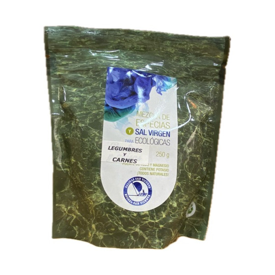 SAL VIRGEN PARA LEGUMBRES Y CARNES 250 gr. SALINAS SAN VICENTE SAN FER