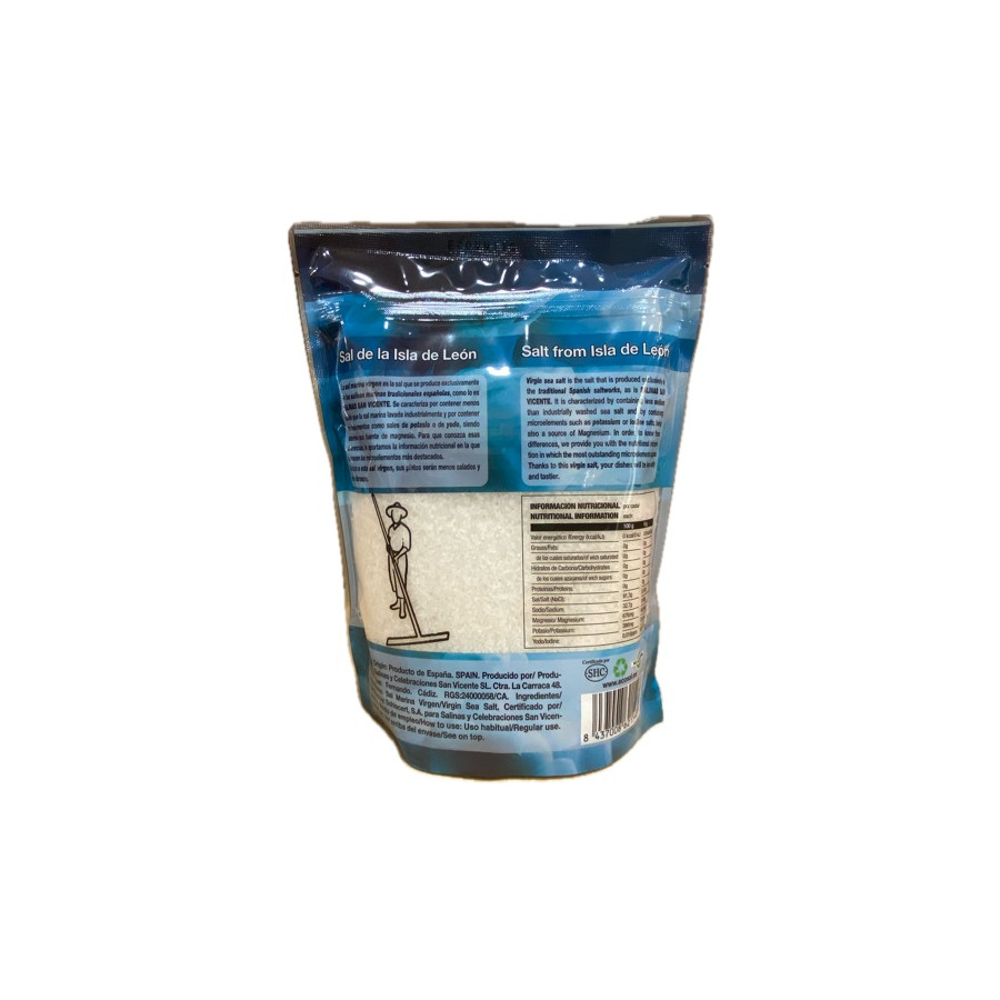 SAL MARINA VIRGEN (GRUESA) NATURAL Y ECOLÓGICA 1 kg. SALINAS SAN VICEN