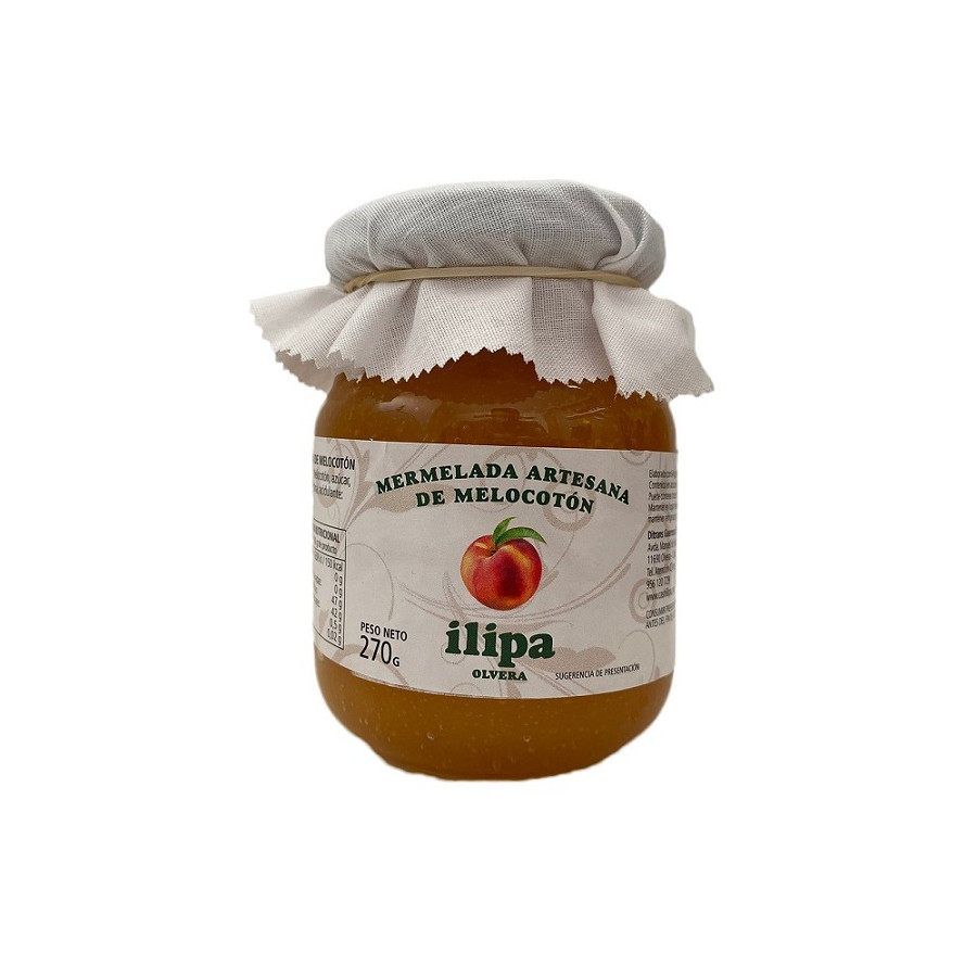 MERMELADA ARTESANA DE MELOCOTÓN ILIPA OLVERA