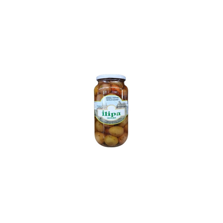 ACEITUNAS GORDAL ALIÑADA PARTIDA 600 gr ILIPA OLVERA