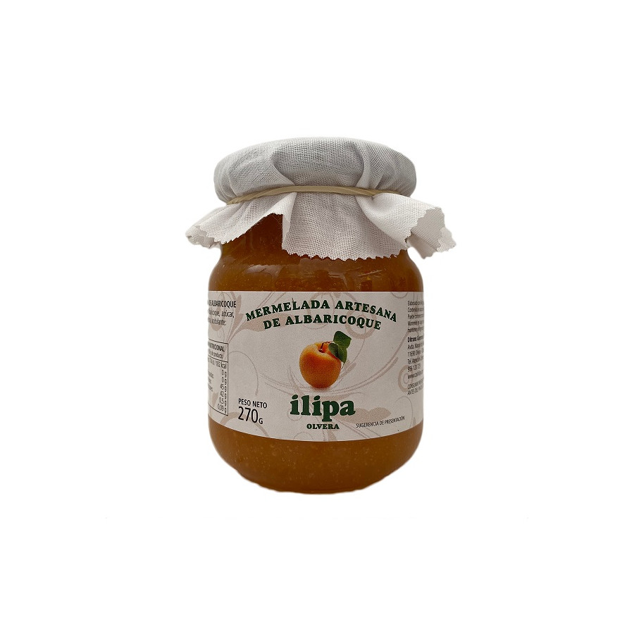 MERMELADA ARTESANA DE ALBARICOQUE ILIPA OLVERA