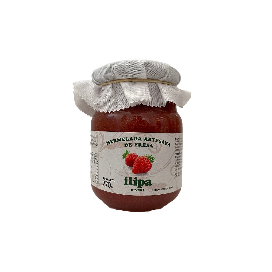 MERMELADA ARTESANA DE FRESA ILIPA OLVERA
