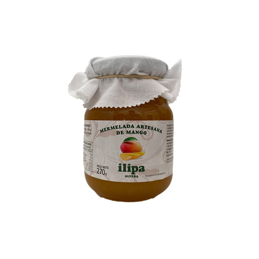 MERMELADA ARTESANA DE MANGO ILIPA OLVERA