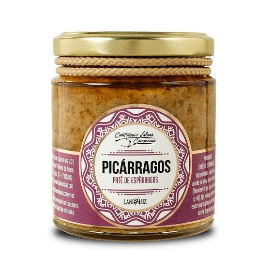 PICÁRRAGOS PATÉ VEGETAL DE ESPÁRRAGOS VERDES SALSAS CANTIZANO