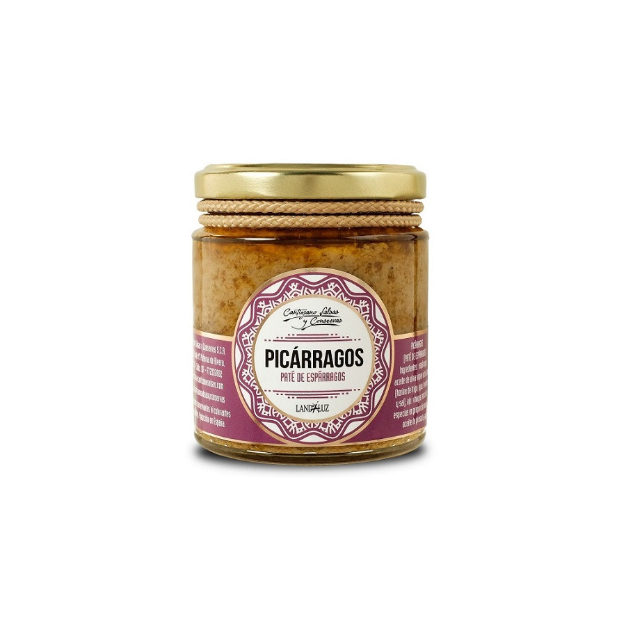 PICÁRRAGOS PATÉ VEGETAL DE ESPÁRRAGOS VERDES SALSAS CANTIZANO