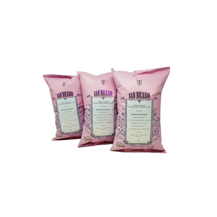 PATATAS FRITAS SAN NICASIO CON SAL 150GR