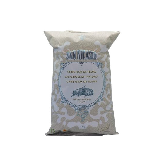 PATATAS FRITAS SAN NICASIO CON AROMA DE TRUFA 150gr. PRIEGO DE CÓRDOBA