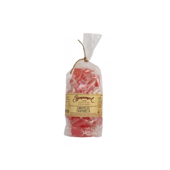 CARAMELOS DE FRAMBUESA BOLSA 130g. BENAMIEL SIERRA DE GRAZALEMA