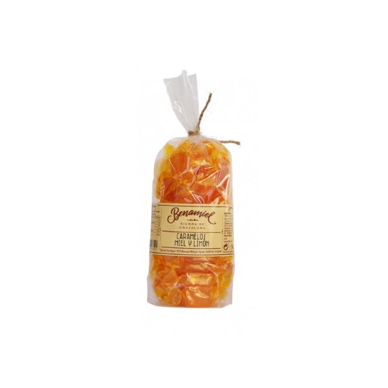 CARAMELOS MIEL Y LIMÓN BOLSA 130g. BENAMIEL SIERRA DE GRAZALEMA