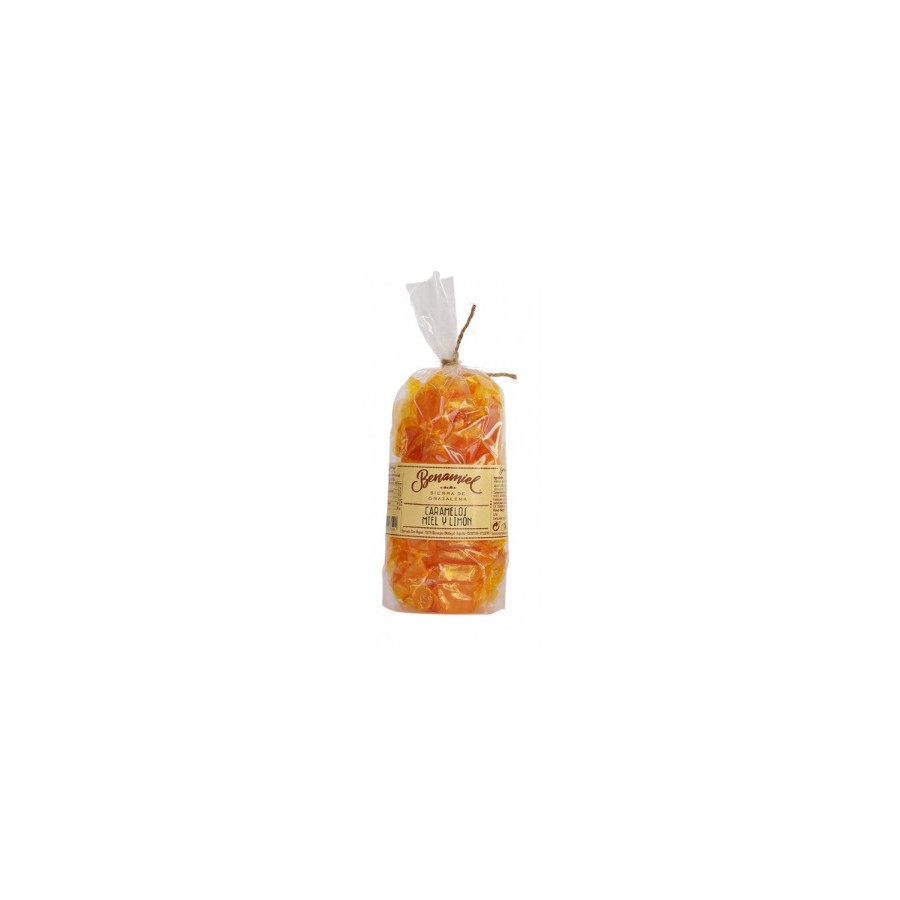 CARAMELOS MIEL Y LIMÓN BOLSA 130g. BENAMIEL SIERRA DE GRAZALEMA