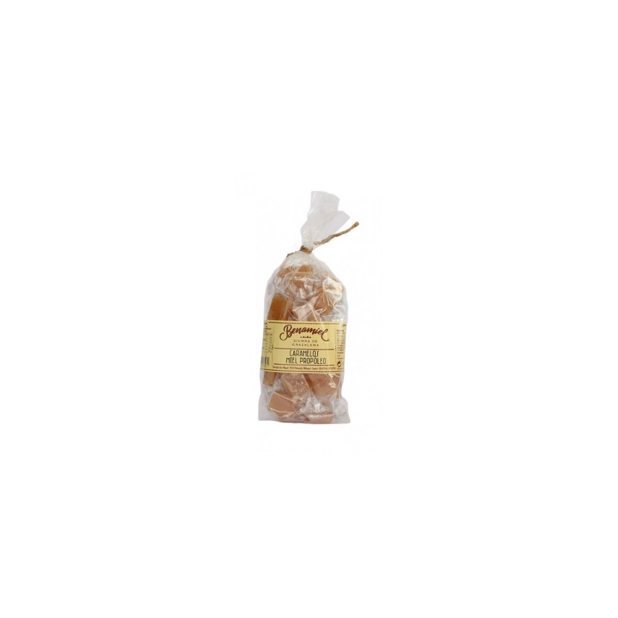 CARAMELOS DE MIEL Y PROPÓLEOS BOLSA 130g. BENAMIEL SIERRA DE GRAZALEMA