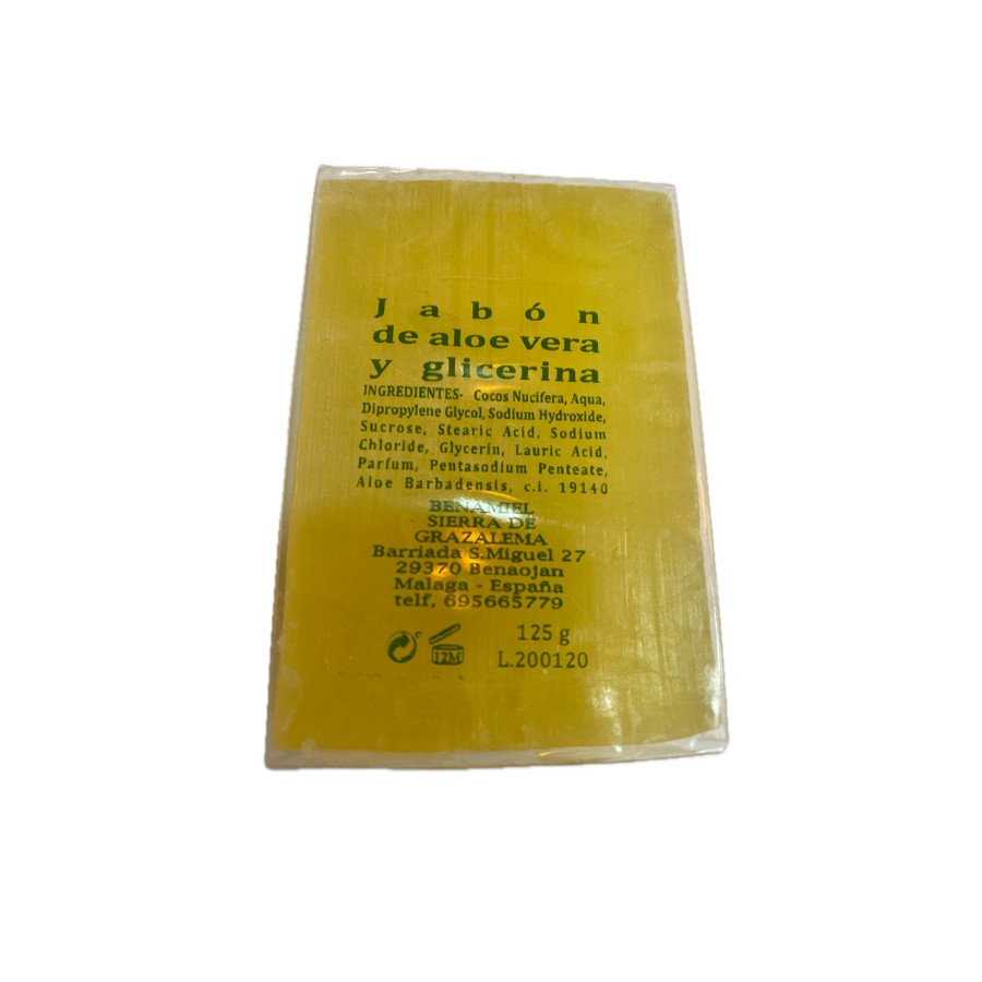 JABÓN DE ALOE VERA Y GLICERINA 125g BENAMIEL SIERRA DE GRAZALEMA