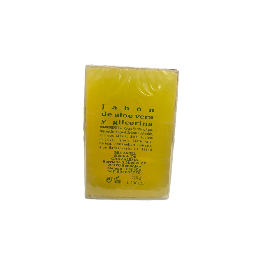 JABÓN DE ALOE VERA Y GLICERINA 125g BENAMIEL SIERRA DE GRAZALEMA