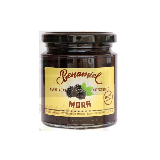 MERMELADA DE MORA TARRO 280g. BENAMIEL SIERRA DE GRAZALEMA