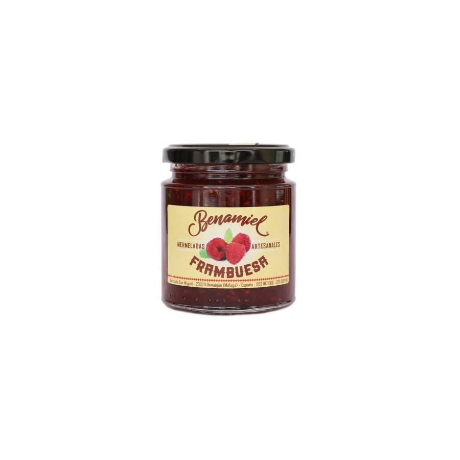 MERMELADA DE FRAMBUESA TARRO 280g. BENAMIEL SIERRA DE GRAZALEMA