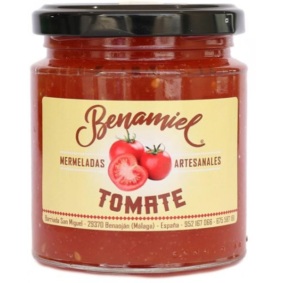 MERMELADA DE TOMATE TARRO 280g. BENAMIEL SIERRA DE GRAZALEMA