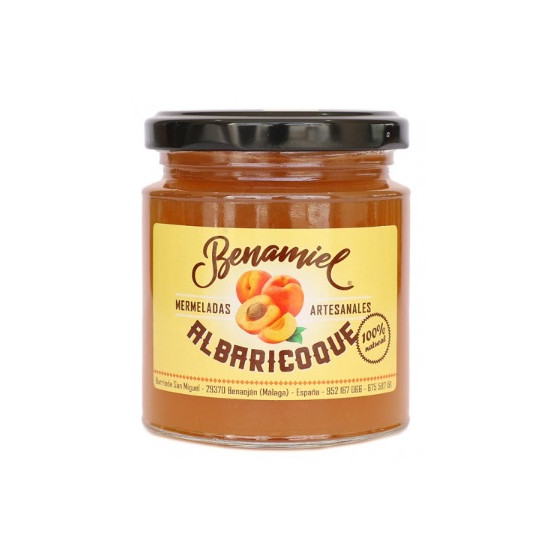 MERMELADA DE ALBARICOQUE TARRO 280g. BENAMIEL SIERRA DE GRAZALEMA