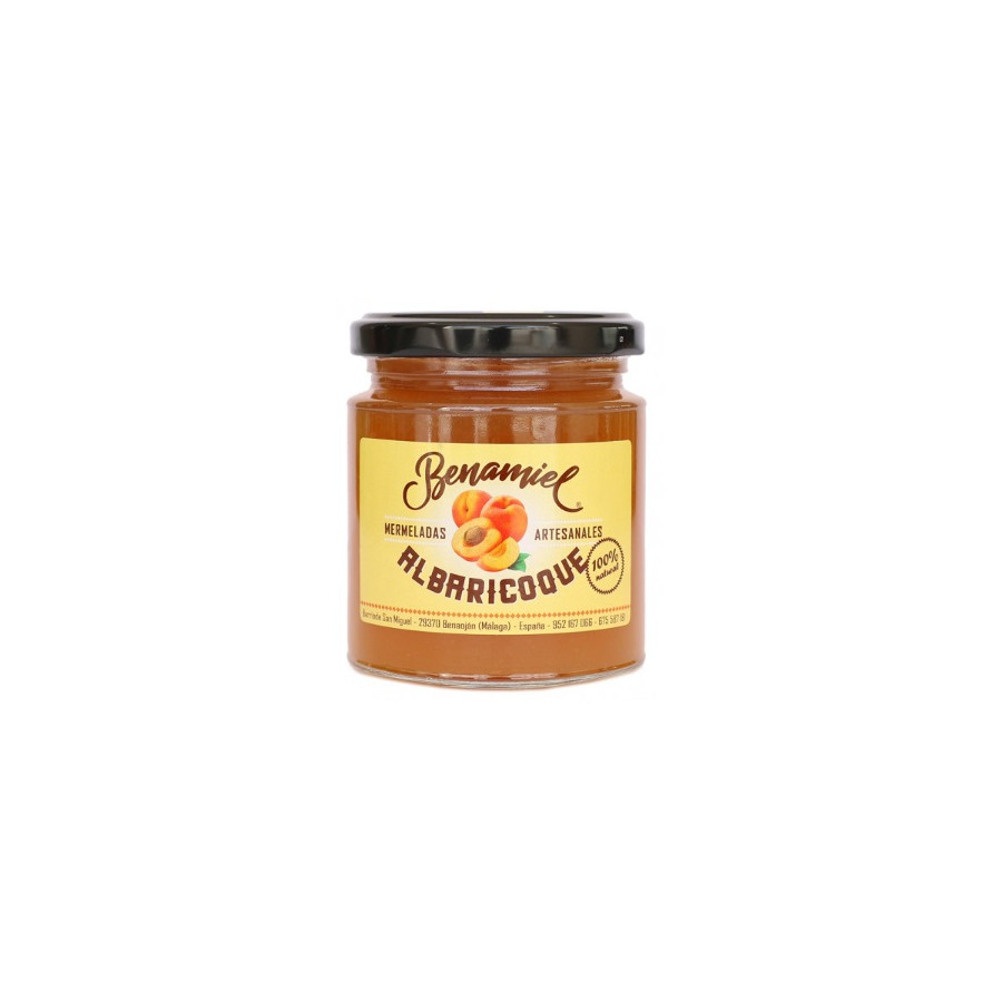 MERMELADA DE ALBARICOQUE TARRO 280g. BENAMIEL SIERRA DE GRAZALEMA