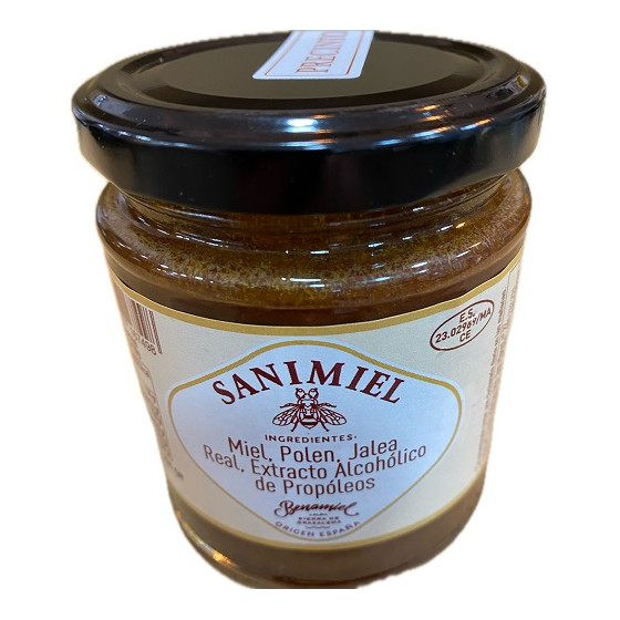 SANIMIEL 290G MIEL, POLEN, JALEA REAL Y PROPÓLEOS BENAMIEL – AIRES DE 