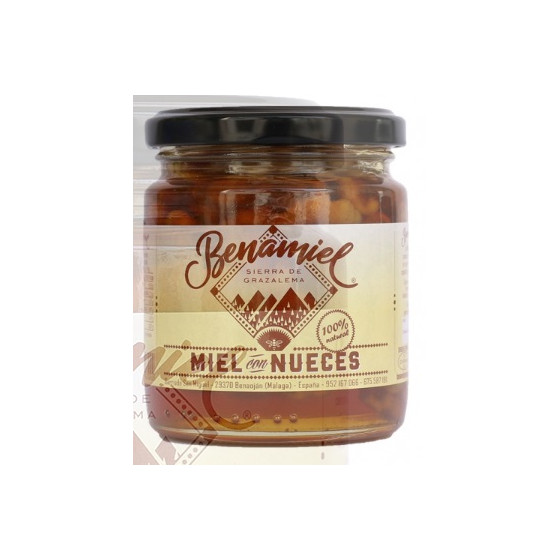 MIEL CON NUECES TARRO 280g. BENAMIEL SIERRA DE GRAZALEMA