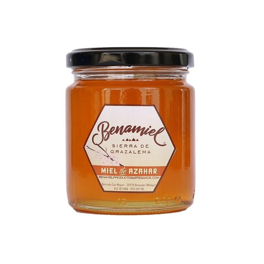 TARRO MIEL DE AZAHAR 480g. BENAMIEL SIERRA DE GRAZALEMA