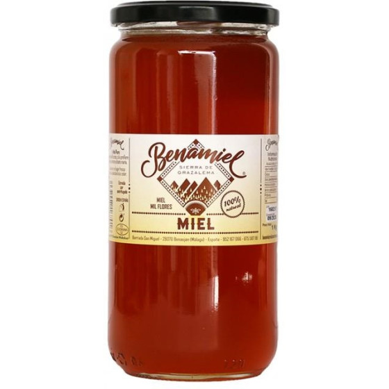 TARRO MIEL MIL FLORES 960g. BENAMIEL SIERRA DE GRAZALEMA