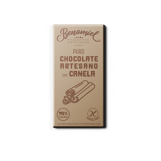 CHOCOLATE ARTESANO CON CANELA 115g. BENAMIEL SIERRA DE GRAZALEMA