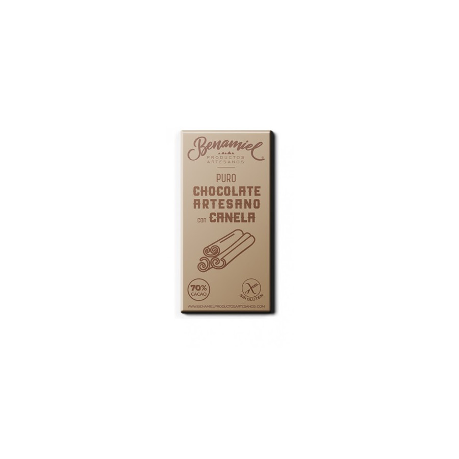 CHOCOLATE ARTESANO CON CANELA 115g. BENAMIEL SIERRA DE GRAZALEMA