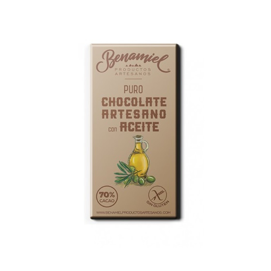 CHOCOLATE ARTESANO CON ACEITE 115g. BENAMIEL SIERRA DE GRAZALEMA