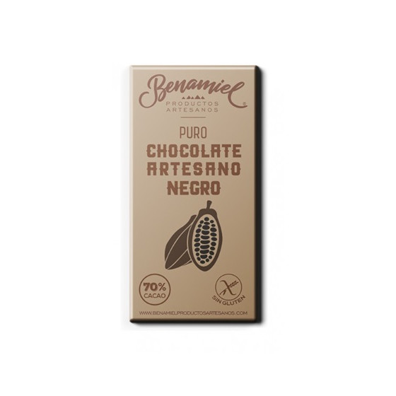 CHOCOLATE ARTESANO NEGRO 115g. BENAMIEL SIERRA DE GRAZALEMA