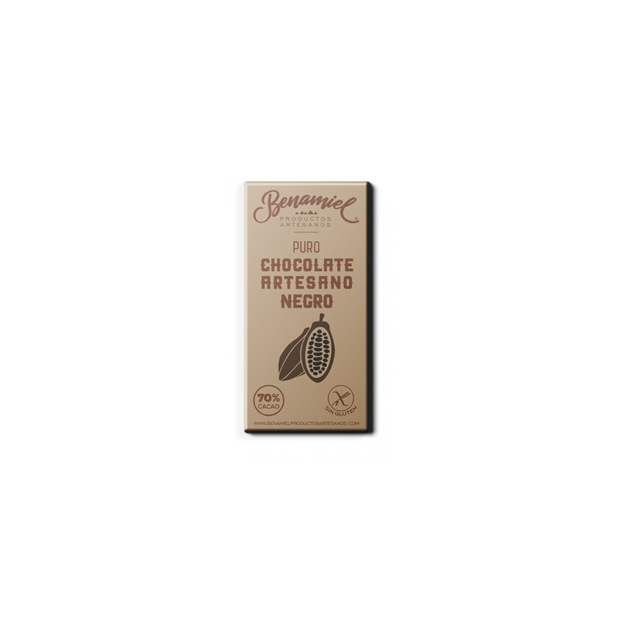 CHOCOLATE ARTESANO NEGRO 115g. BENAMIEL SIERRA DE GRAZALEMA