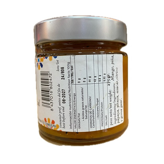MERMELADA TROPICAL TARRO 275 gr. EXPERIENCIAS DEL SUR
