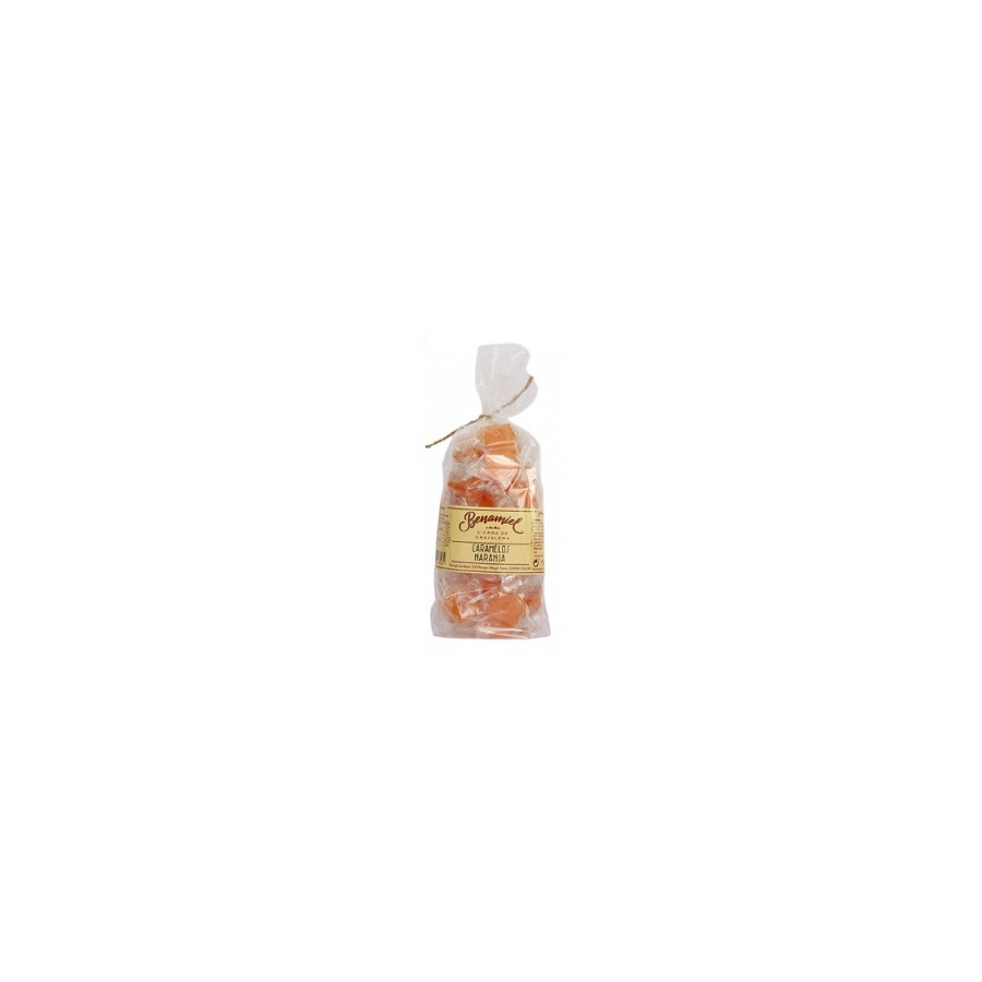 CARAMELOS DE NARANJA BOLSA 130g. BENAMIEL SIERRA DE GRAZALEMA