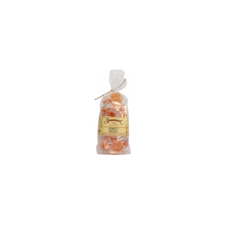 CARAMELOS DE NARANJA BOLSA 130g. BENAMIEL SIERRA DE GRAZALEMA