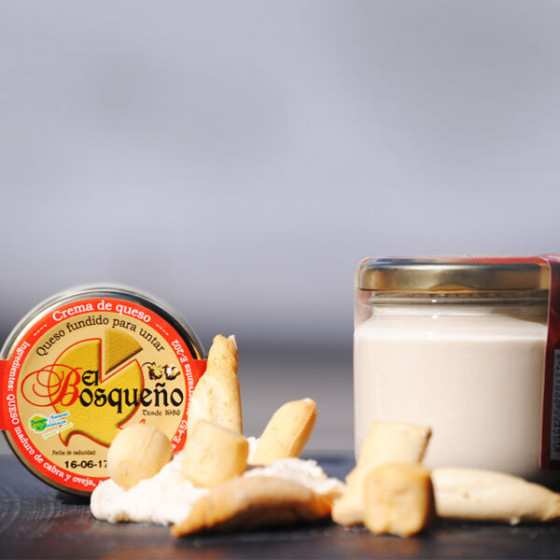 CREMA DE QUESO PARA UNTAR TARRO 130 gr. EL BOSQUEÑO