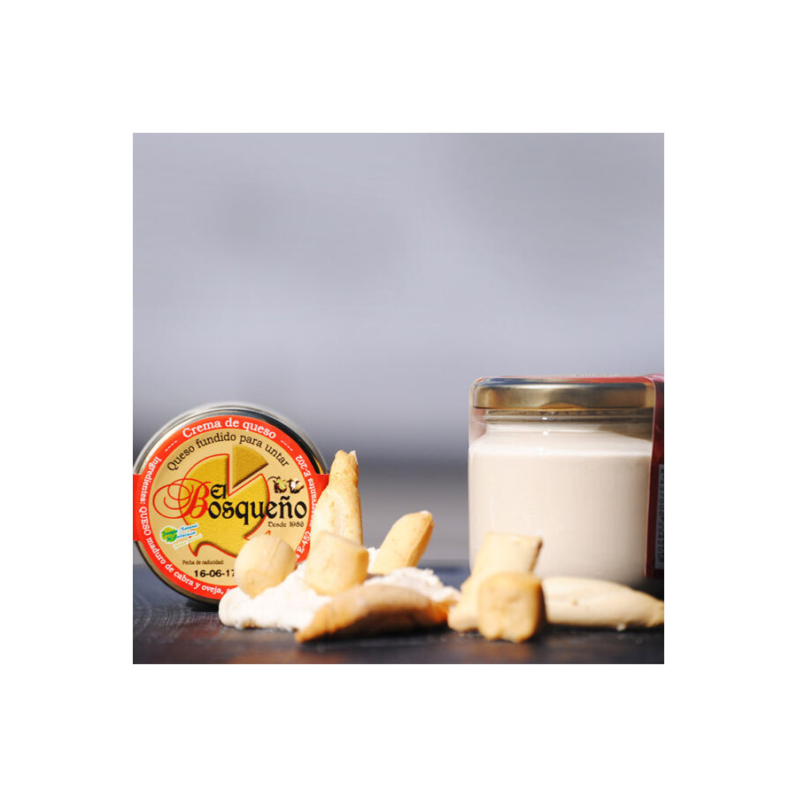 CREMA DE QUESO PARA UNTAR TARRO 130 gr. EL BOSQUEÑO