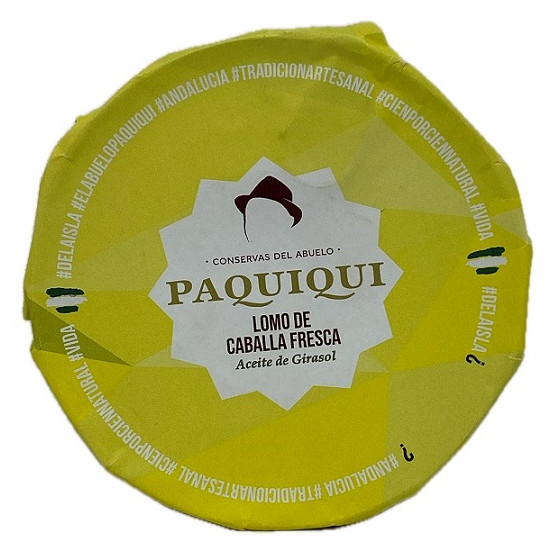 LOMO DE CABALLA FRESCA EN ACEITE DE GIRASOL 580gr CONSERVAS DEL ABUELO