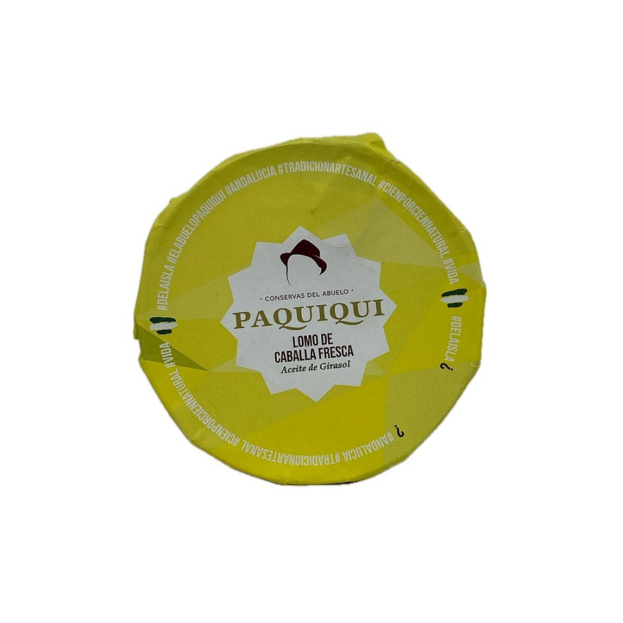 LOMO DE CABALLA FRESCA EN ACEITE DE GIRASOL 580gr CONSERVAS DEL ABUELO