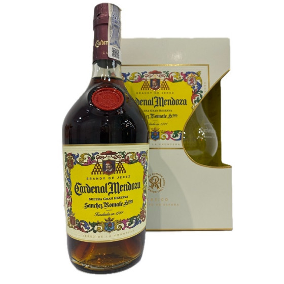 CARDENAL MENDOZA BRANDY DE JEREZ SOLERA GRAN RESERVA 0.7 cl + COPA SAN